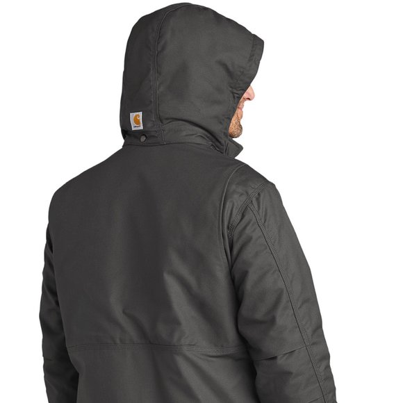 (NWT) Carhartt Mens Full Swing Cryder Zip Up Jacket Grey - Picture 7 of 9